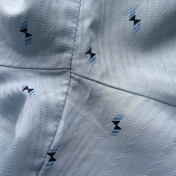 MWG Johnny West Western Shirt Small Blue Xtra Long Tails Pearl Snap Long Sleeve - Picture 7 of 8